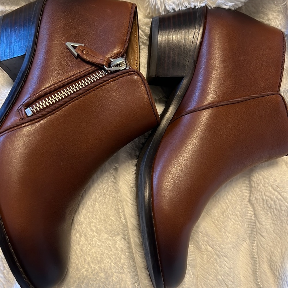 Vionic Jolene Ankle Boots Booties 6.5 brown Ombre comfort shoe - Picture 3 of 12